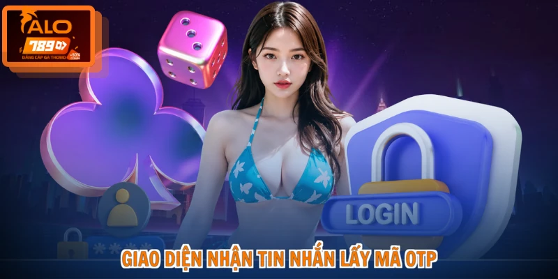 Giao diện nhận tin nhắn lấy mã OTP