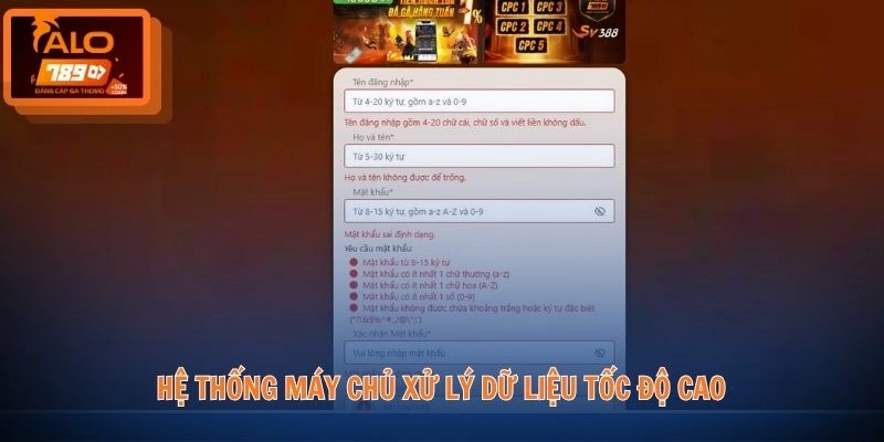 Hệ thống máy chủ xử lý dữ liệu tốc độ cao