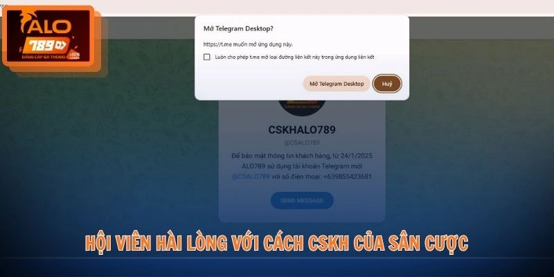 Hội viên hài lòng với cách CSKH của sân cược