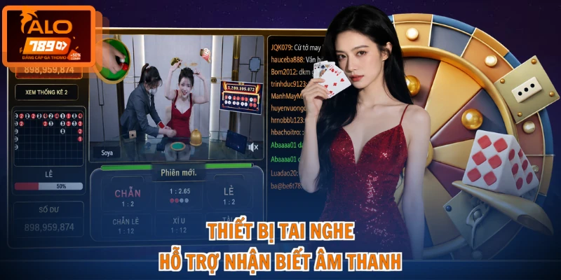 Thiết bị tai nghe hỗ trợ nhận biết âm thanh
